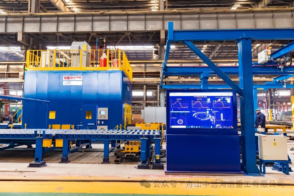 Another intelligent robot production line of Zhoushan COSCO Shipping Heavy Industry has been put into operation