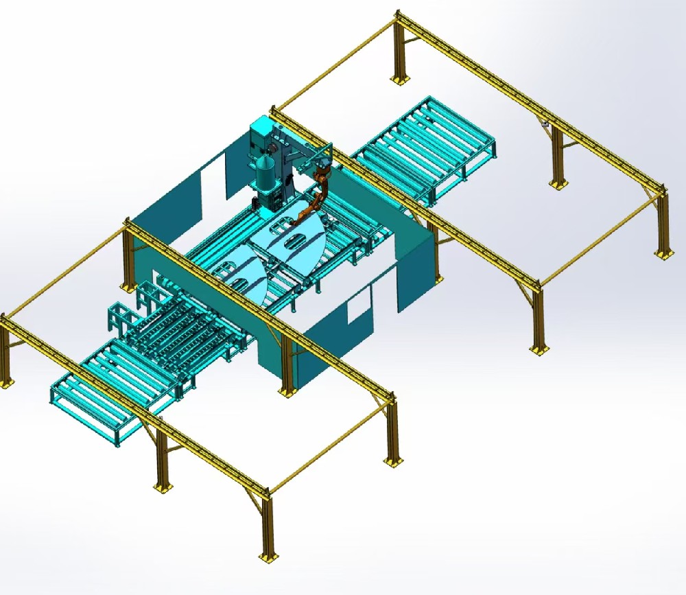 Pre Sub-Assembly Welding Robot System