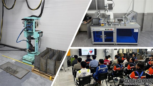 Building an intelligent shipyard! HD Modern Sanhu AI Collaborative Robot Welding Training Center is put into use